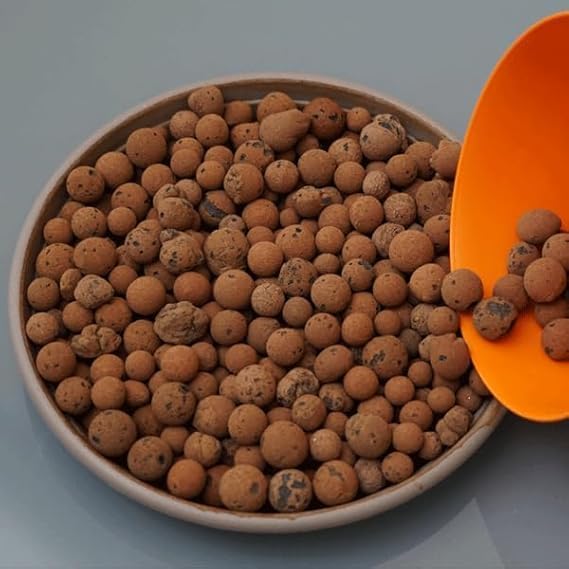 كرات الطين، وسط زراعة خفيف الوزن للزراعة المائية والهوائية، محايد الرقم الهيدروجيني، هيكل مسامي (5 كجم)